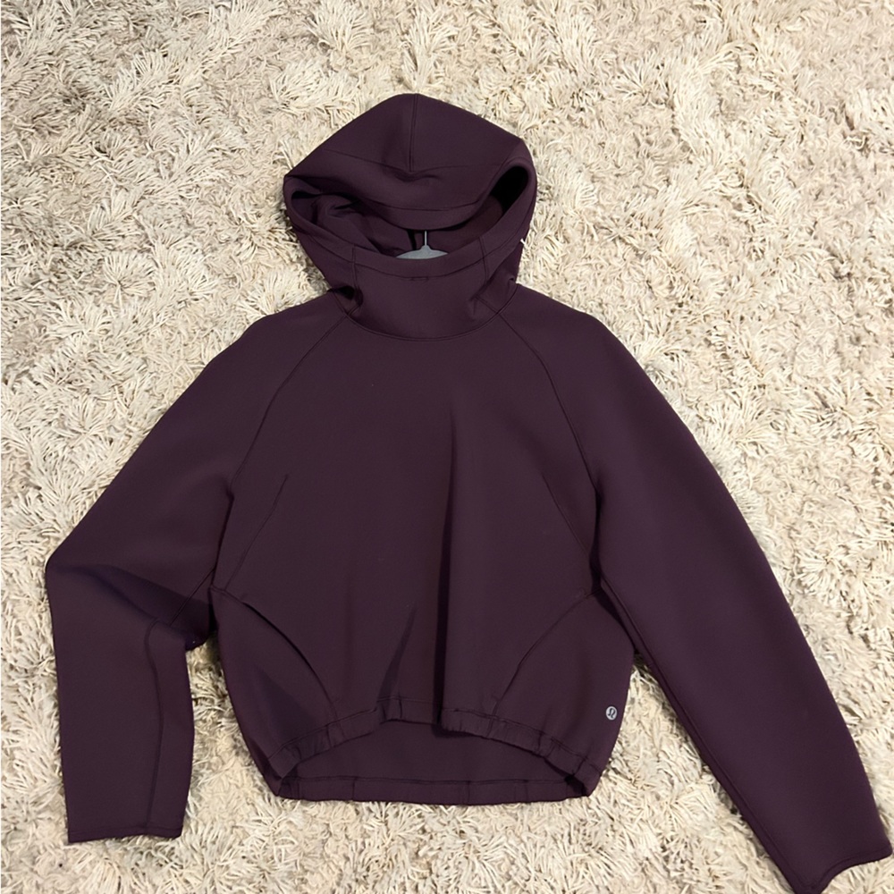 lululemon athletica  airwrap Deep Plum Hooded Sweatshirt